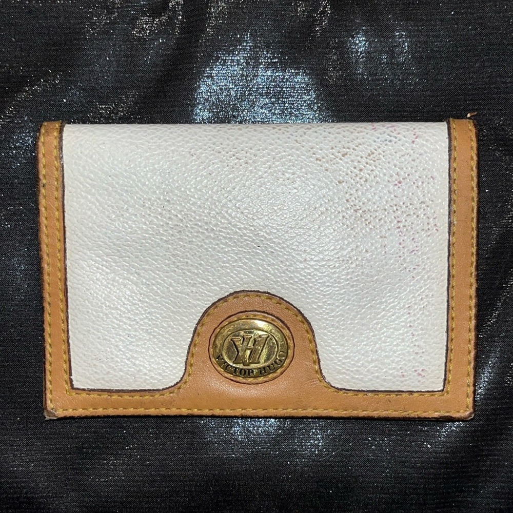 Victor Hugo mens bifold leather wallet vintage